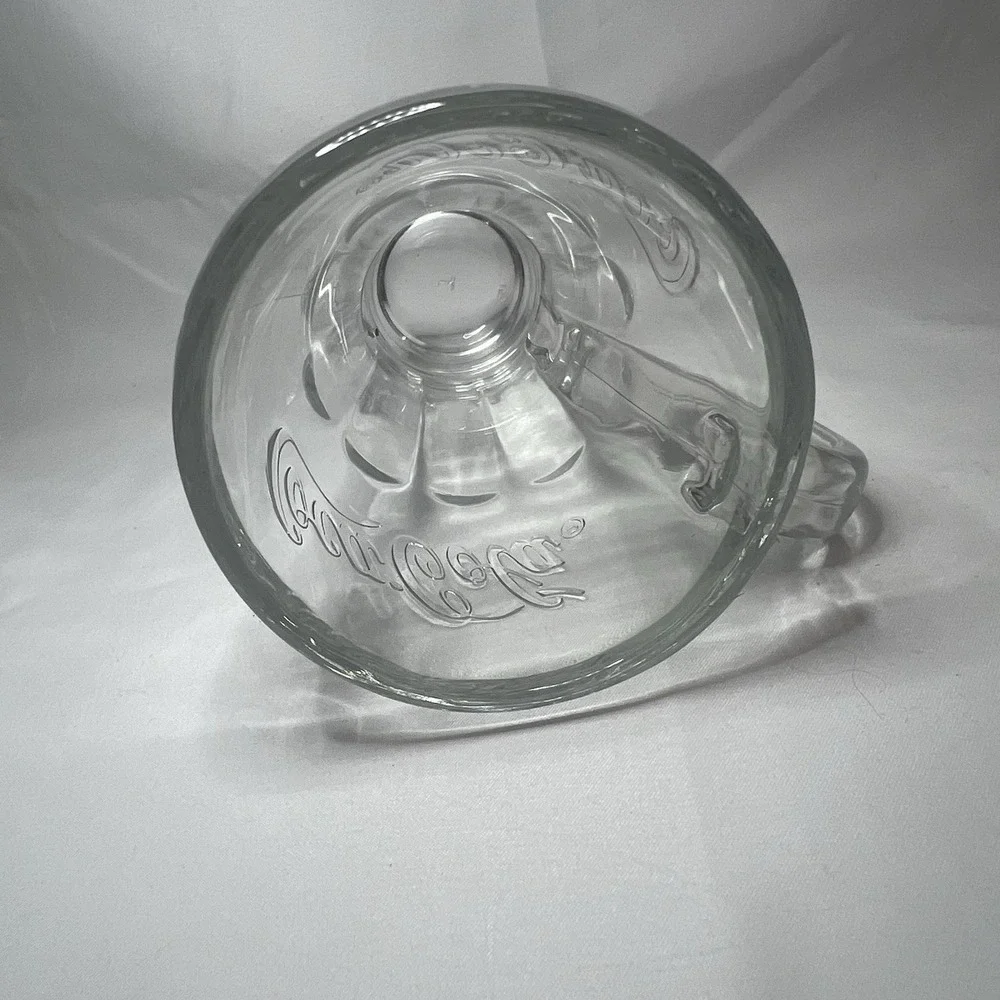 Vintage Coca-Cola Drinking Mug by Libbey‎ Heavy Handled Coke Glass Thick Soda
